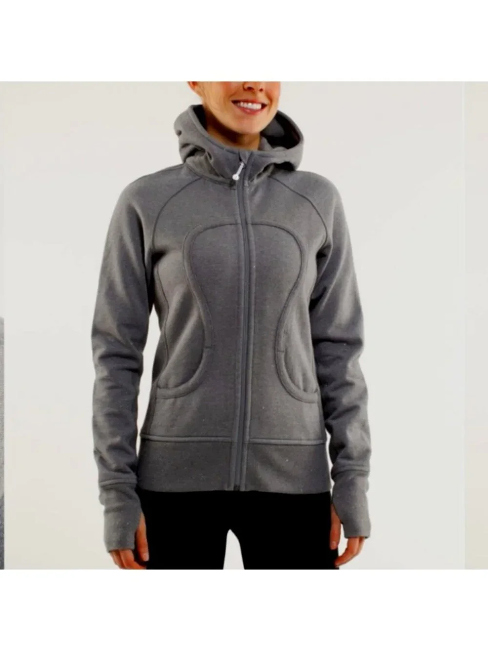 Lululemon Scuba Hoodie *Sparkle Heathered Blurred Grey / Blurred Grey